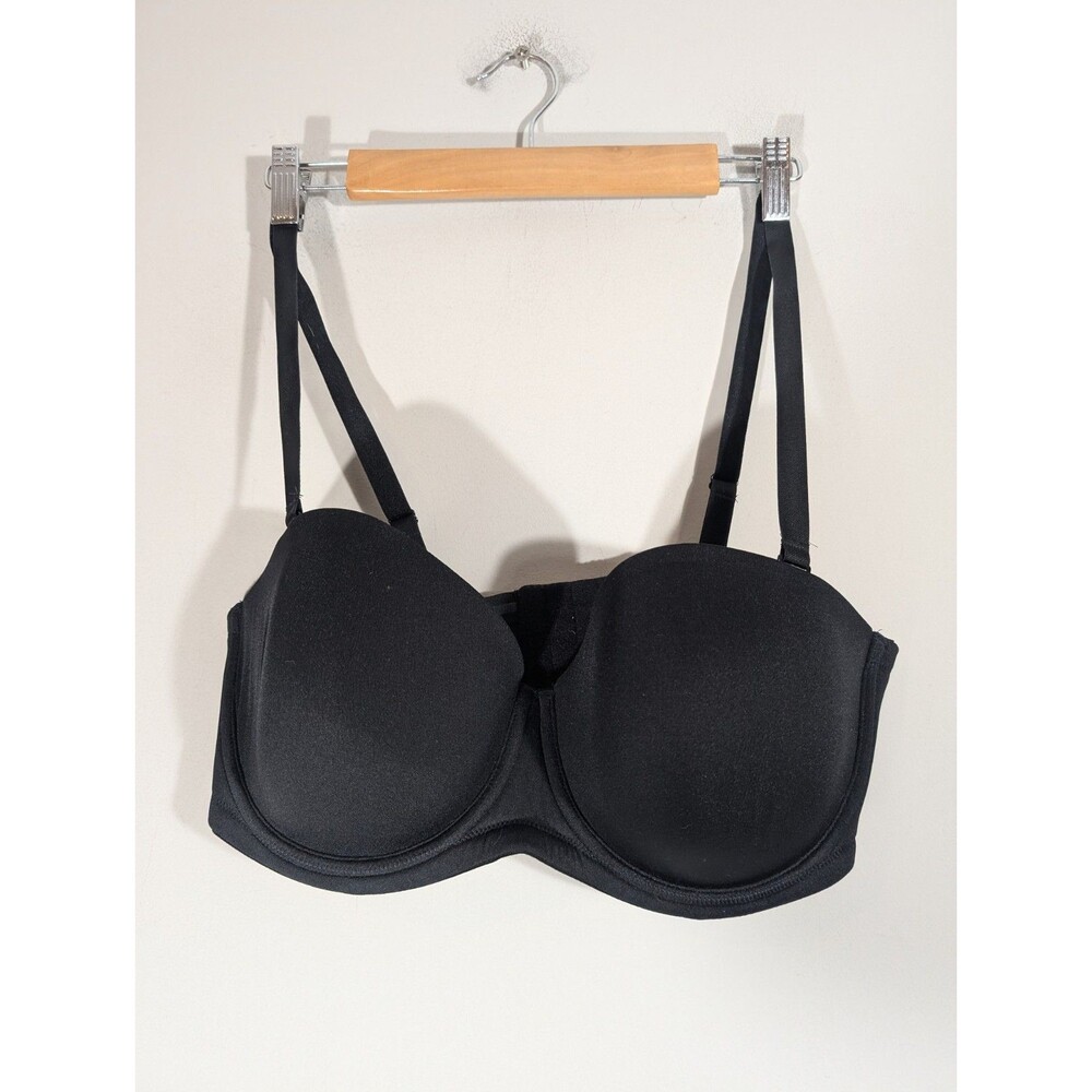Wacoal Black Removable Straps Bra Sz 40DD Underwire Molded Cups Multi-way